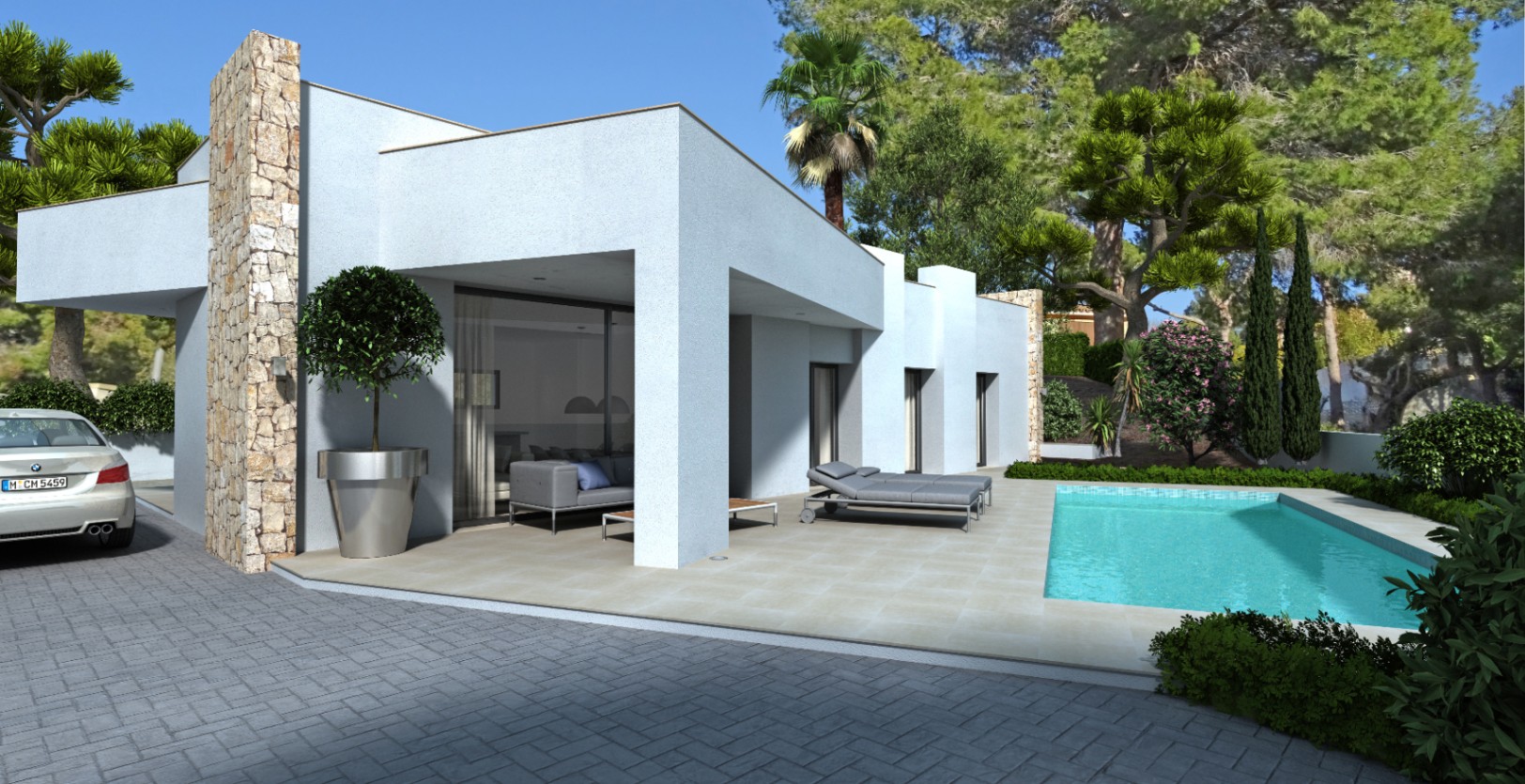 Luxe nieuwe villa te koop in Calpe